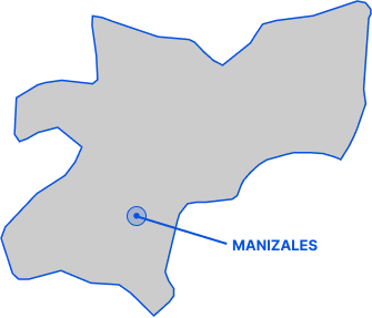 mapa Caldas con cobertura personalizada y especializada